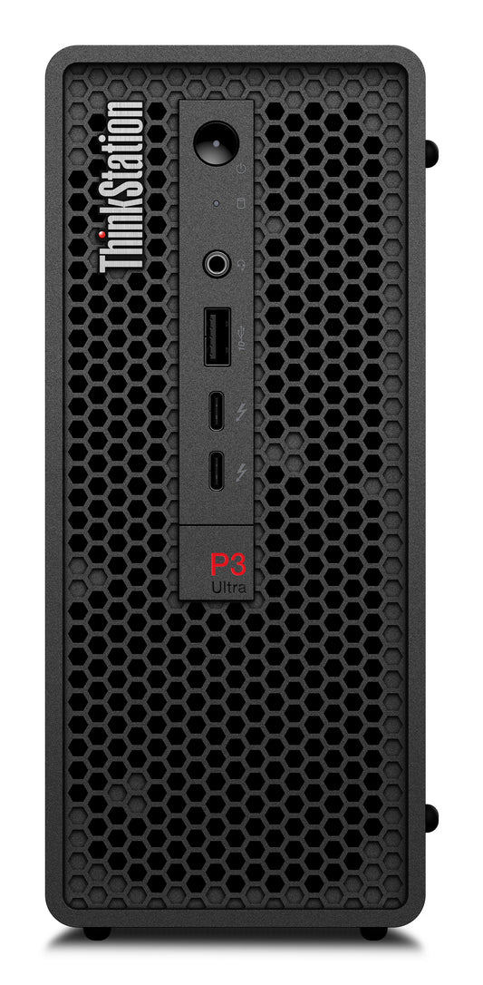 Lenovo ThinkStation P3 Ultra Intel® Core™ i7 i7-13700 32 GB DDR5-SDRAM 1 TB SSD NVIDIA T1000 Windows 11 Pro Mini Tower Workstation Black