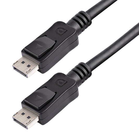 StarTech6ft (2m) DisplayPort 1.2 Cable - 4K x 2K Ultra HD VESA Certified DisplayPort Cable - DP to DP Cable for Monitor - DP Video/Display Cord - Latching DP Connectors