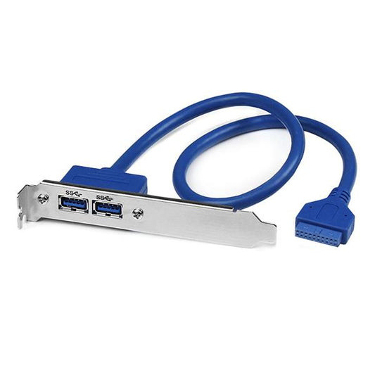 StarTech2 Port USB 3.0 A Female Slot Plate Adapter
