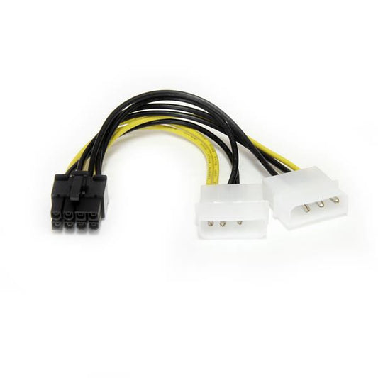 StarTech6in LP4 to 8 Pin PCI Express Video Card Power Cable Adapter