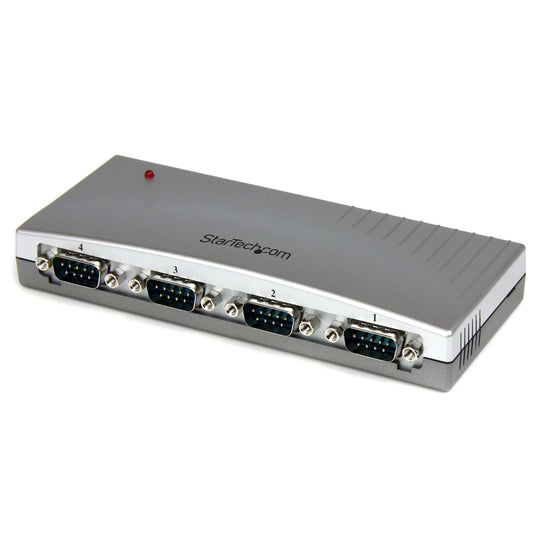 StarTech4 Port USB to RS232 Serial DB9 Adapter Hub