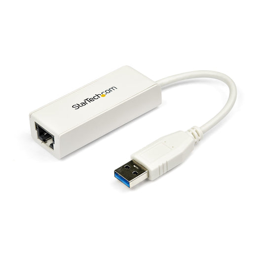 StarTech USB 3.0 to Gigabit Ethernet Network Adapter, 10/100/1000 Mbps, USB to RJ45, USB 3.0 to LAN Adapter, USB 3.0 Ethernet Adapter (GbE), TAA Complaint
