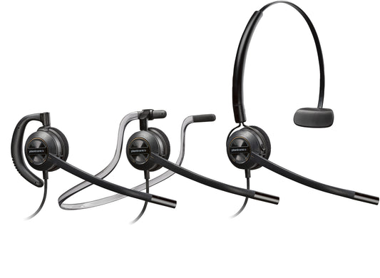 Poly EncorePro 540D with Quick Disconnect Convertible Digital Headset TAA
