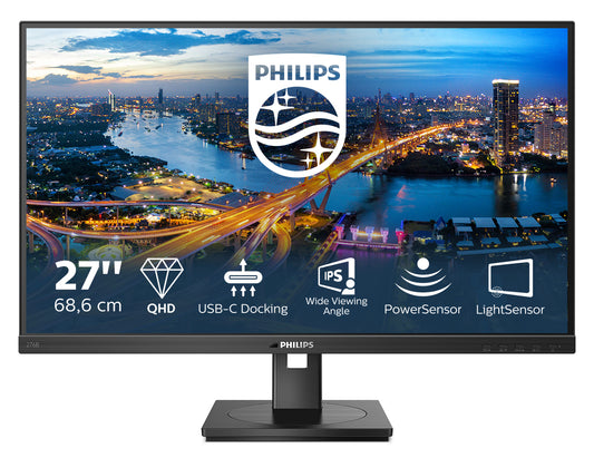 Philips B Line 276B1/75 LED display 68.6 cm (27") 2560 x 1440 pixels Full HD Black