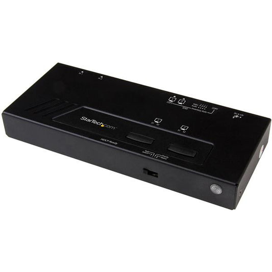 StarTech 2x2 HDMI Matrix Switch - 4K with Fast Switching and Auto-sensing