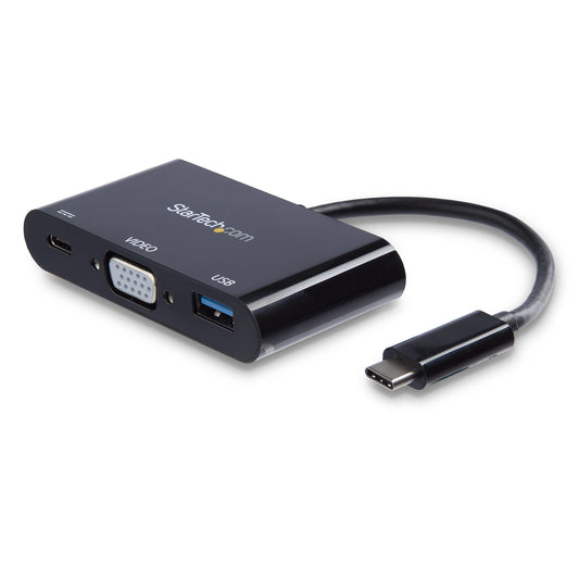 StarTech USB-C VGA Multiport Adapter - USB 3.0 Port - 60W PD