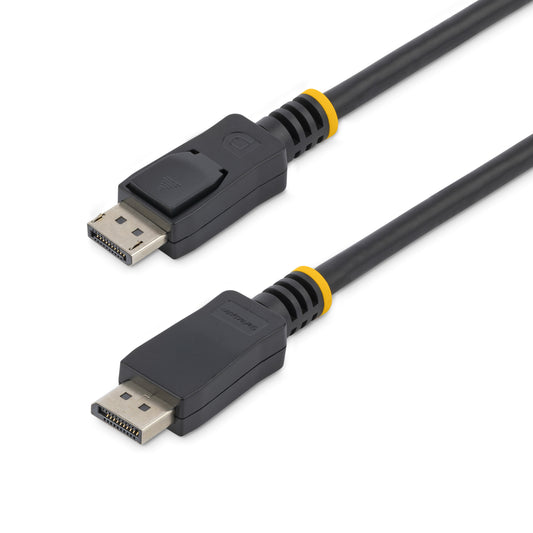 StarTech5m (15ft) DisplayPort 1.2 Cable - 4K x 2K Ultra HD VESA Certified DisplayPort Cable - DP to DP Cable for Monitor - DP Video/Display Cord - Latching DP Connectors