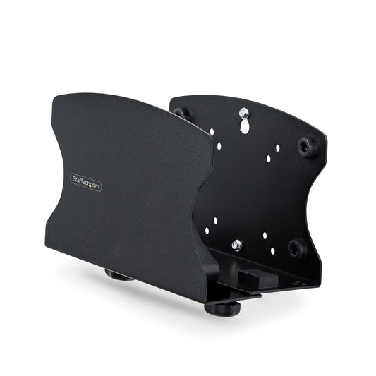 StarTechPC Wall Mount Bracket, Supports Desktop Computers Up To 40lb (18kg), Tool-Less Adjustments 1.9-7.8in (50-200mm), Heavy-Duty Wall Mount Shelf/Holder for PC Case/Tower