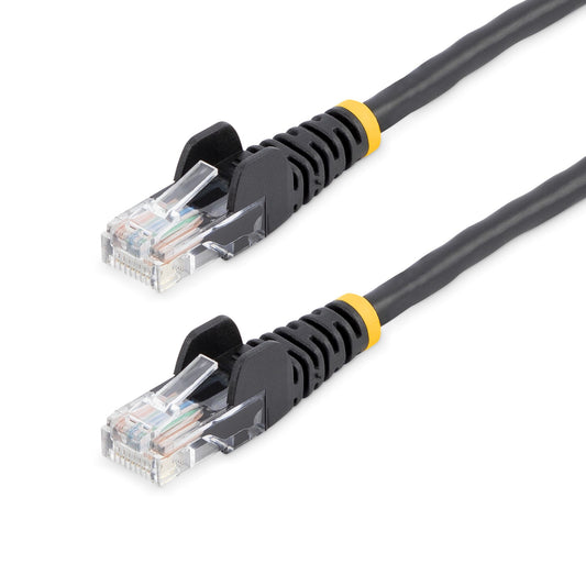 StarTechCat5e Ethernet Patch Cable with Snagless RJ45 Connectors - 7 m, Black