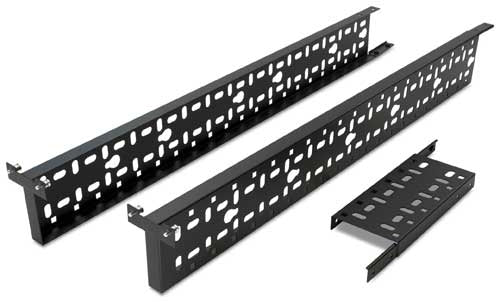 APC NetShelter Cable Management, Vertical Cable Manager, for NetShelter SX, Black, 76 x 1880 x 76 mm