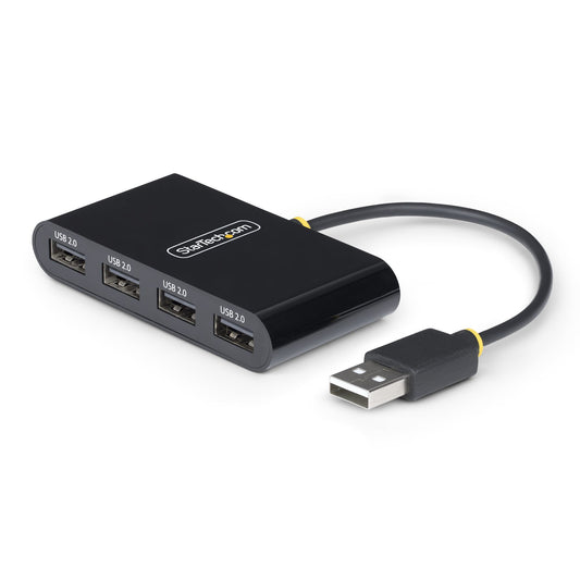 StarTechST4200MINI2-USB-HUB interface hub USB 2.0 480 Mbit/s Black