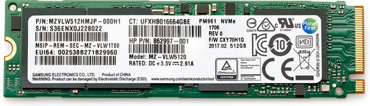 HP 512GB PCIe-4x4 NVMe TLC Solid State Drive