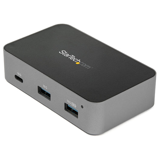 StarTech ~3 Port USB C 3.2 Gen 2 Hub with Ethernet Adapter - 10Gbps USB Type C to 2x USB-A & 1x USB-C Ports - USB Hub w/ BC 1.2 Phone Fast Charging - Superspeed 10Gbps USB C Hub