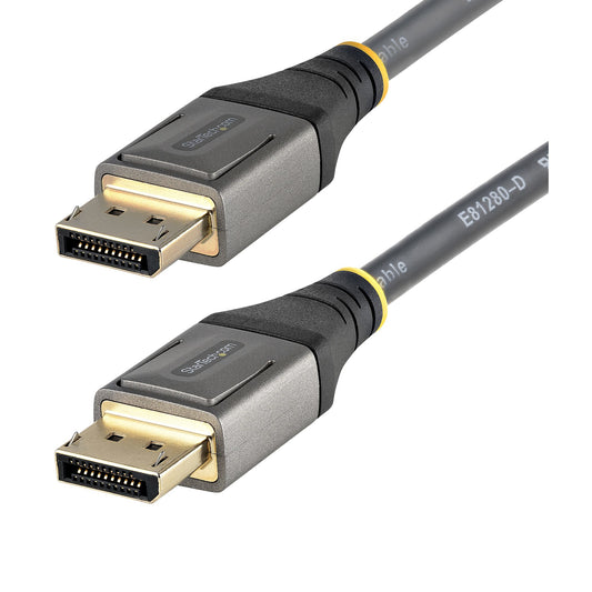 StarTech 10ft (3m) VESA Certified DisplayPort 1.4 Cable - 8K 60Hz HDR10 - Ultra HD 4K 120Hz Video - DP 1.4 Cable / Cord - For Monitors/Displays - DisplayPort to DisplayPort Cable - M/M