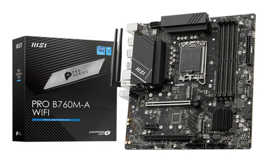 MSI PRO B760M-A WIFI motherboard Intel B760 LGA 1700 micro ATX