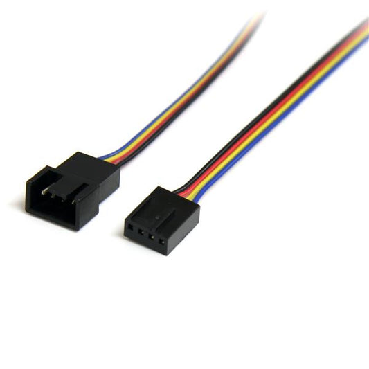 StarTech 12in 4 Pin Fan Power Extension Cable - M/F