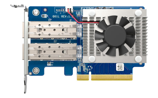QNAP Dual-port, 10GbE SFP+ network expansion card