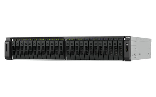 QNAP TS-H3077AFU-R7-64G NAS/storage server Rack (2U) AMD Ryzen™ 5 64 GB DDR5 0 TB QuTS hero Black, Metallic