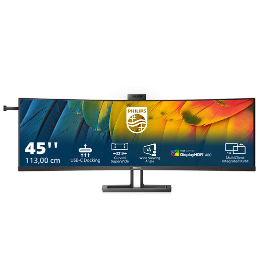 Philips 6000 series 45B1U6900CH/75 LED display 113 cm (44.5") 5120 x 1440 pixels UltraWide Dual Quad HD LCD Black