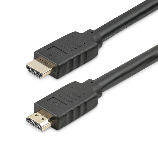 StarTech30ft (10m) HDMI 2.0 Cable - 4K 60Hz Active HDMI Cable - CL2 Rated for In Wall Installation - Long Durable High Speed UHD HDMI Cable - HDR, 18Gbps - Male to Male Cord - Black