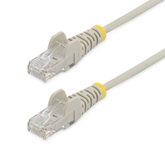 StarTech 1 m CAT6 Cable - Slim - Snagless RJ45 Connectors - Grey