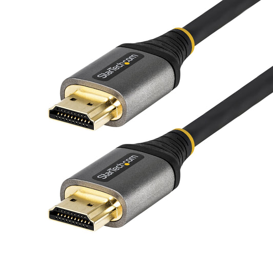 StarTech 20in (50cm) HDMI 2.1 Cable 8K - Certified Ultra High Speed HDMI Cable 48Gbps - 8K 60Hz/4K 120Hz HDR10+ eARC - Ultra HD 8K HDMI Cord - Monitor/TV/Display - Flexible TPE Jacket