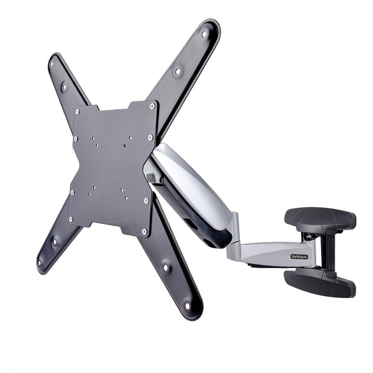 StarTech VESA TV Wall Mount, Adjustable Full Motion TV Wall Mount For 23"-55" Displays, Slim TV Mounting Bracket Supports 66lb (30kg), Extendable/Tilting/Swivel TV Wall Mount