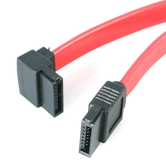 StarTech18in SATA to Left Angle SATA Serial ATA Cable - F/F