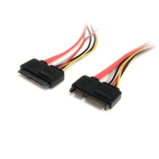 StarTech12in 22 Pin SATA Power and Data Extension Cable