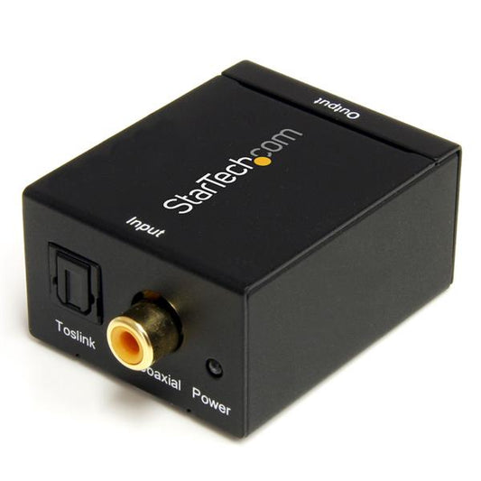 StarTech SPDIF Digital Coaxial or Toslink Optical to Stereo RCA Audio Converter