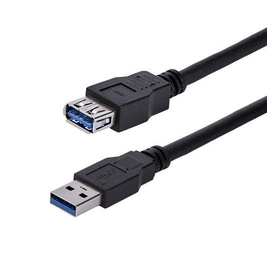StarTech1m Black SuperSpeed USB 3.0 Extension Cable A to A - M/F