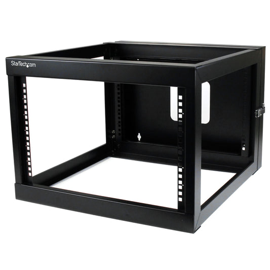 StarTech6U Hinged Open Frame Wall-Mount Server Rack - 22 in. Deep