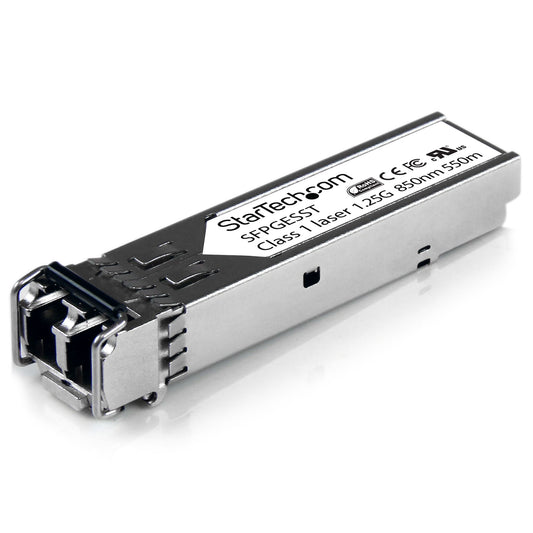 StarTech Cisco SFP-GE-S Compatible SFP Module - 1000BASE-SX - 1GbE Multimode Fiber MMF Optic Transceiver - 1GE Gigabit Ethernet SFP - LC 550m - 850nm - DDM Cisco IE3400, IE3300, IE3200
