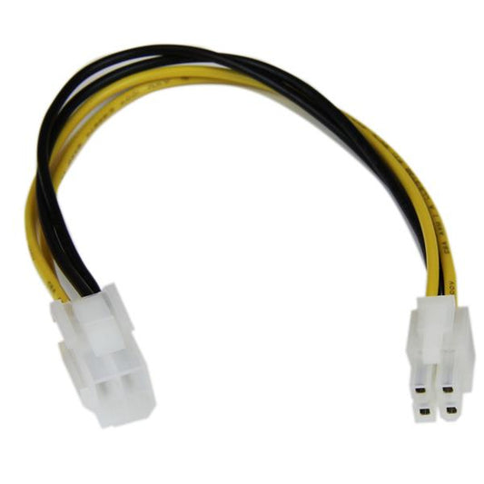 StarTech8in ATX12V 4 Pin P4 CPU Power Extension Cable - M/F