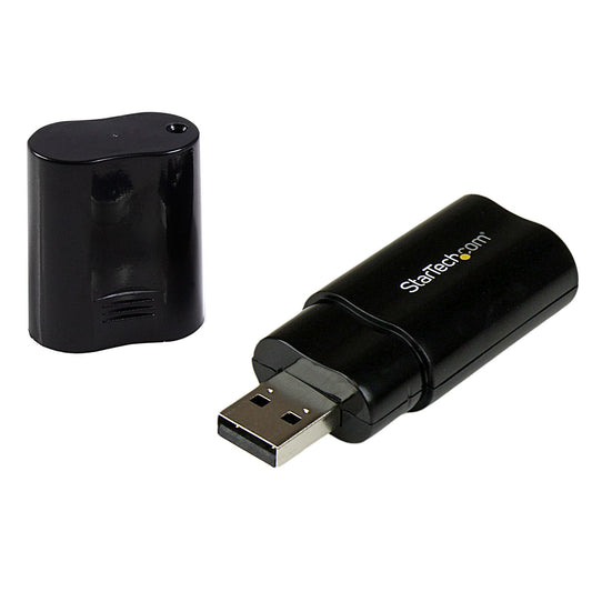 StarTechUSB Stereo Audio Adapter External Sound Card