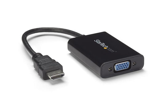 StarTech HDMI to VGA Video Adapter Converter with Audio for Desktop PC / Laptop / Ultrabook - 1920x1080