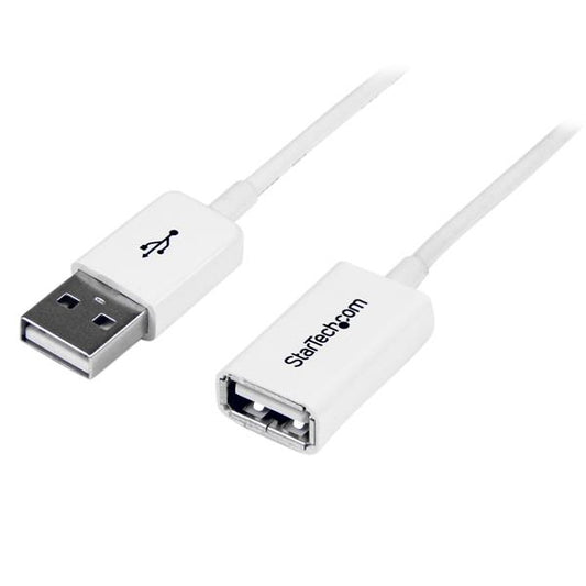 StarTech1m White USB 2.0 Extension Cable A to A - M/F