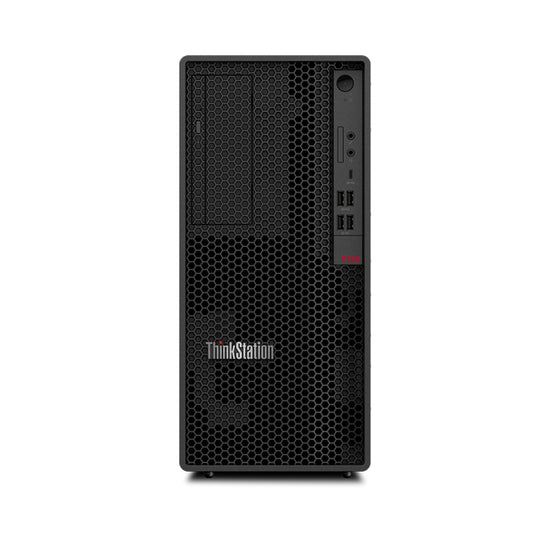 Lenovo P358 Tower AMD Ryzen™ 5 PRO 5645 16 GB DDR4-SDRAM 1.51 TB HDD+SSD NVIDIA T400 Windows 11 Pro Workstation Black