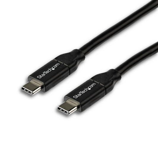 StarTechUSB-C to USB-C Cable w/ 5A PD - M/M - 2 m (6 ft.) - USB 2.0 - USB-IF Certified