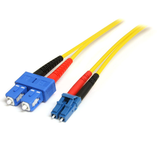 StarTech4m Fiber Optic Cable - Single-Mode Duplex 9/125 LSZH Fiber Jumper Cord - LC/SC