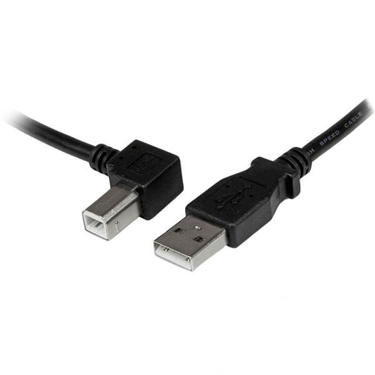StarTech1m USB 2.0 A to Left Angle B Cable - M/M