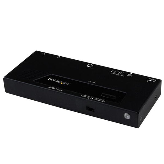 StarTech2 Port HDMI Switch w/ Automatic and Priority Switching - 1080p