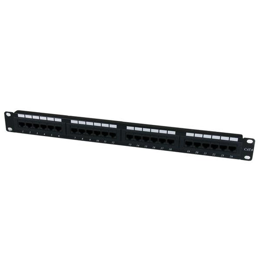 StarTech24 Port 1U Rackmount Cat 6 110 Patch Panel