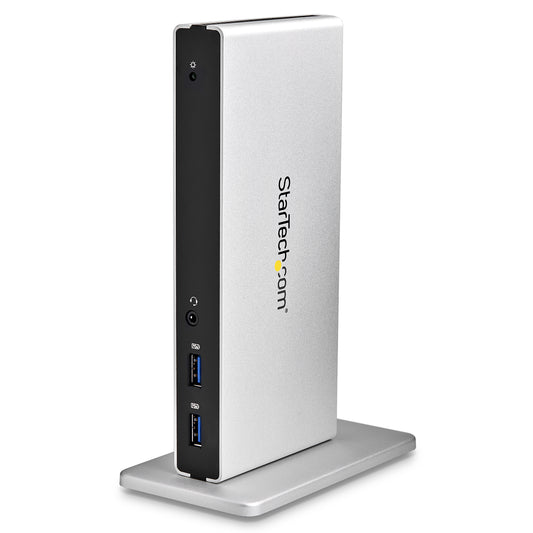 StarTech Dual-Monitor USB 3.0 Docking Station with DVI and Vertical Stand