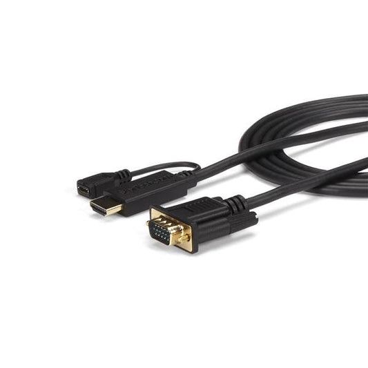 StarTech 3 ft HDMI to VGA Active Converter Cable - HDMI to VGA Adapter - 1920x1200 or 1080p
