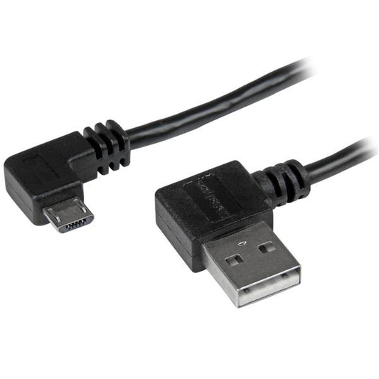 StarTechMicro-USB Cable with Right-Angled Connectors - M/M - 2m (6ft)