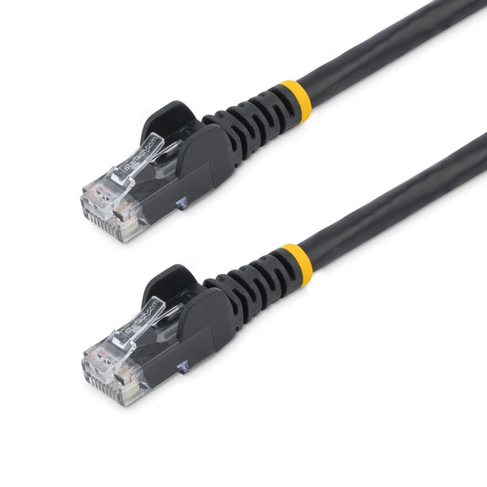 StarTechCat5e Ethernet Patch Cable with Snagless RJ45 Connectors - 10 m, Black