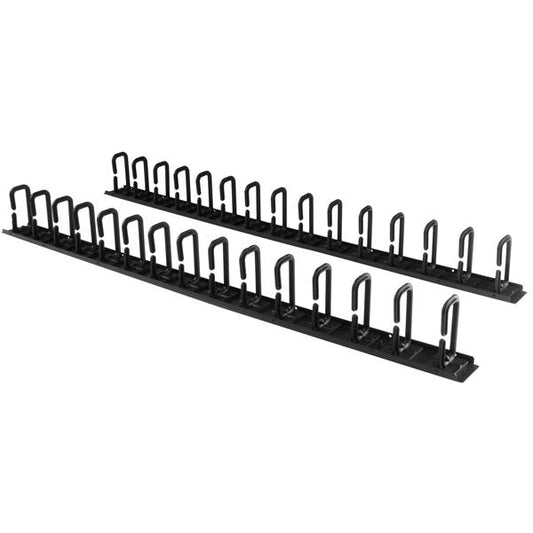 StarTech Vertical Cable Organizer with D-Ring Hooks - 0U - 6 ft.