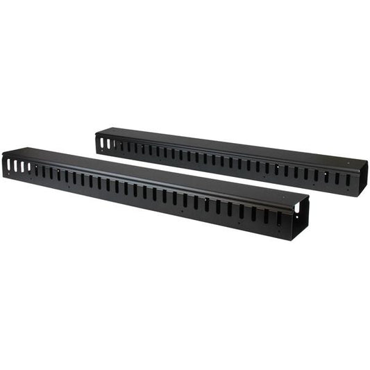StarTech Vertical Cable Organizer with Finger Ducts - 0U - 6 ft.