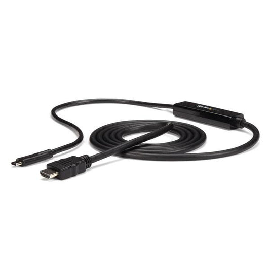 StarTech3.3ft (1m) USB C to HDMI Cable 4K 60Hz w/ HDR10 - Ultra HD USB Type-C to 4K HDMI 2.0b Video Adapter Cable - USB-C to HDMI HDR Monitor/Display Converter - DP 1.4 Alt Mode HBR3